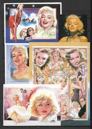 ZESTAW BLOKÓW MARILYN MONROE