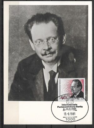 TECHNIK RADIOWY ADOLF SLABY BERLIN MI.467 NA KARCIE MAXIMUM