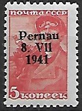 OKUPACJA NIEMIECKA ESTONII PERNAU MI.5II**