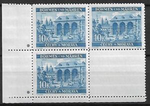 CZECHY I MORAWY MI.60** Z PUSTOPOLEM NA DOLE Z PRAWEJ STRONY