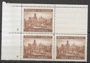 CZECHY I MORAWY MI.37**Z PUSTOPOLEM NA GÓRZE Z PRAWEJ STRONY