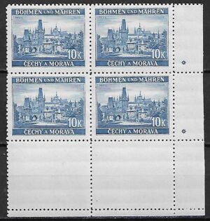 CZECHY I MORAWY MI.36**Z DWOMA PUSTOPOLAMI NA DOLE KOMBINACJA