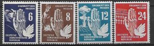 WALKA O POKÓJ DDR MI.276-279**