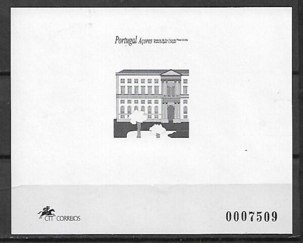 ARCHITEKTURA PORTUGALIA AZORY MI.452**CZARNODRUK