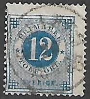 SZWECJA 21B KASOWANE