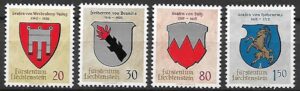 HERBY LIECHTENSTEIN MI.440-443**