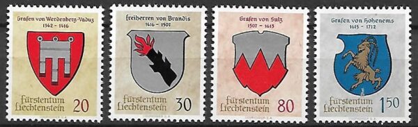 HERBY LIECHTENSTEIN MI.440-443**