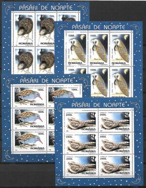 PTAKI NOCNE RUMUNIA MI.ARK.5325-5328**