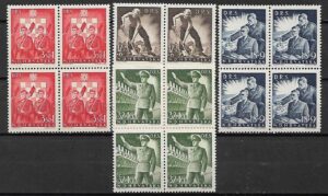 II WOJNA ŚWIATOWA CHORWACJA MI.162-165**4-BLOK