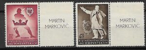 POSTAĆ HISTORYCZNA CHORWACJA MI.91-92** MARTIN MARKOVIĆ