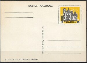 Cp.FI.339** MUZEUM H. SIENKIEWICZA W OBLĘGORKU