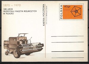 Cp.FI.474** 100-LECIE PRZEMYSŁU MASZYN ROLNICZYCH W PŁOCKU