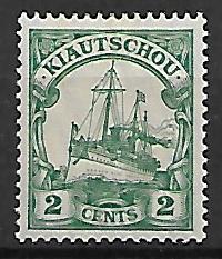 KOLONIE NIEMIECKIE KIAUTSCHOU MI.29*