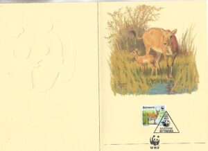 KARNET WWF ANTYLOPY BOSTWANA