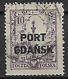 PORT GDAŃSK FI.13cIIIw KASOWANY GWARANCJA