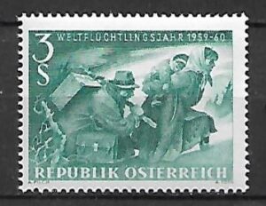 DZIEŃ UCHODŹCY AUSTRIA MI.1074**