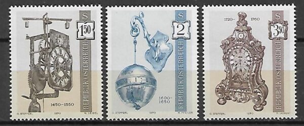ZEGARY AUSTRIA MI.1328-1330**