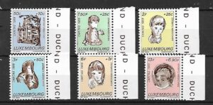 DZIEŃ DZIECKA LUXEMBURG MI.779-784**