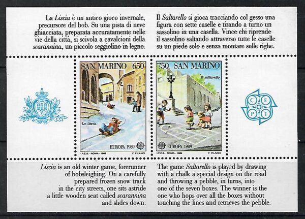 EUROPA CEPT SAN MARINO MI.BL.12**