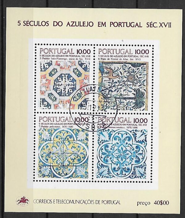 SZTUKA PORTUGALIA MI.BL.38