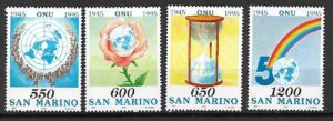 ONZ SAN MARINO MI.1603-1606**