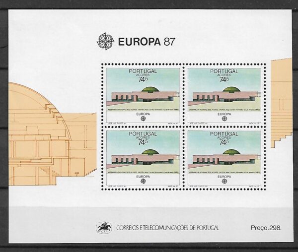 EUROPA CEPT PORTUGALIA AZORY MI.BL.8**