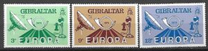 EUROPA CEPT GIBRALTAR MI.392-394**