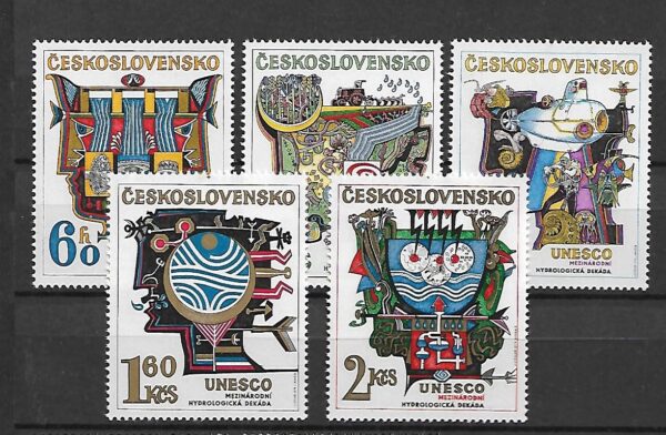 UNESCO CZECHOSŁOWACJA MI.2195-2199**