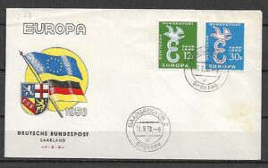 EUROPA CEPT RFN MI.295-296 FDC 2