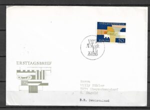 EUROPA CEPT LIECHTENSTEIN MI.431 FDC 2