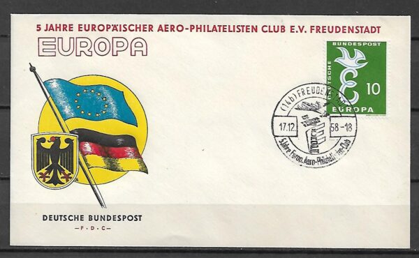 EUROPA CEPT I KLUB FILATELISTYCZNY RFN MI.295