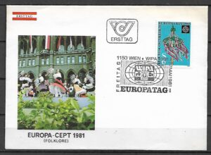 EUROPA CEPT AUSTRIA MI.1671 FDC
