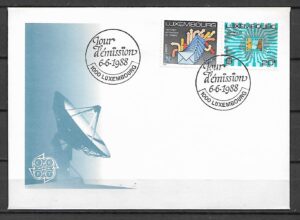 EUROPA CEPT LUXEMBURG MI.1199-1200 FDC