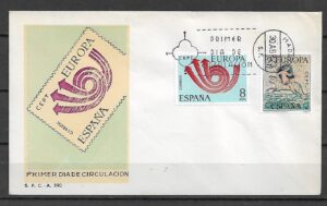 EUROPA CEPT HISZPANIA MI.2020-2021 FDC