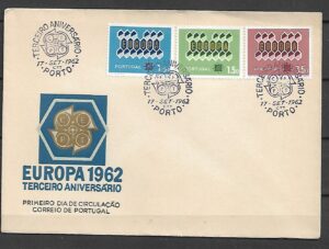EUROPA CEPT PORTUGALIA MI.927-929 FDC