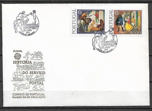 EUROPA CEPT PORTUGALIA MI.1441-1442y FDC