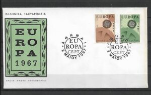 EUROPA CEPT GRECJA MI.948-949 FDC