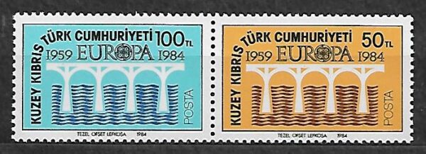 EUROPA CEPT CYPR TURECKI MI.143-142**PARKA