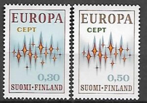 EUROPA CEPT FINLANDIA MI.700-701**