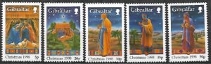 BOŻE NARODZENIE GIBRALTAR MI.847-851**