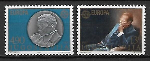 EUROPA CEPT JUGOSŁAWIA MI.1828-1829**