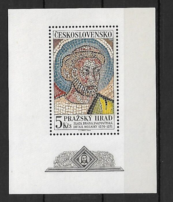 MOZAIKA CZECHOSŁOWACJA MI.BL.28**