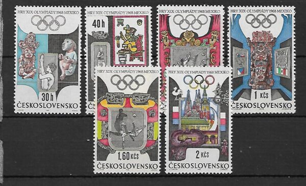 OLIMPIADA CZECHOSŁOWACJA MI.1781-1786**