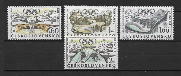 OLIMPIADA ZIMOWA CZECHOSŁOWACJA MI.1763-1766**