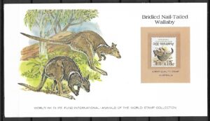 KANGUR AUSTRALIA KOLEKCJA ZWIERZĄT ŚWIATA NA KARCIE