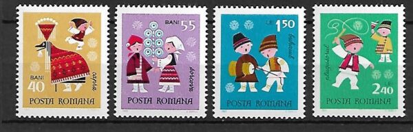 STROJE LUDOWE RUMUNIA MI.2810-2813**