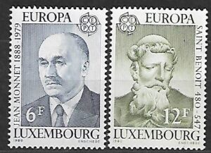 EUROPA CEPT LUXEMBURG MI.1009-1010**