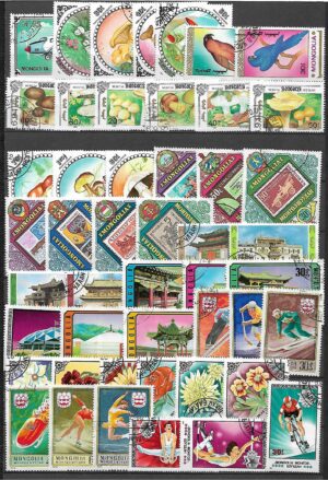 ZESTAW ZNACZKÓW MONGOLIA NR 23