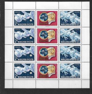 LOT W KOSMOS WĘGRY MI.ARK.2492-2493A**