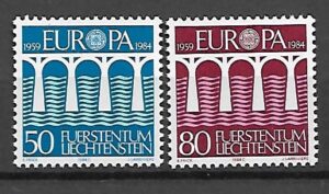 EUROPA CEPT LIECHTENSTEIN MI.837-838**